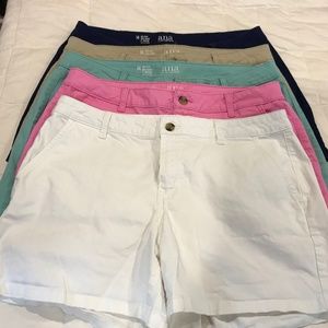 5 pairs Ana 5” inseam  shorts.  size 14. mid rise
